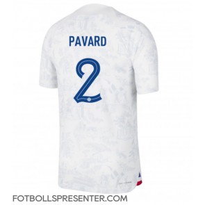 Frankrike Benjamin Pavard #2 Borta Matchtröja VM 2022 Kortärmad